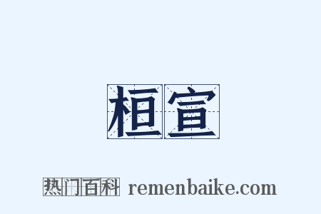 桓宣是什么意思的图片